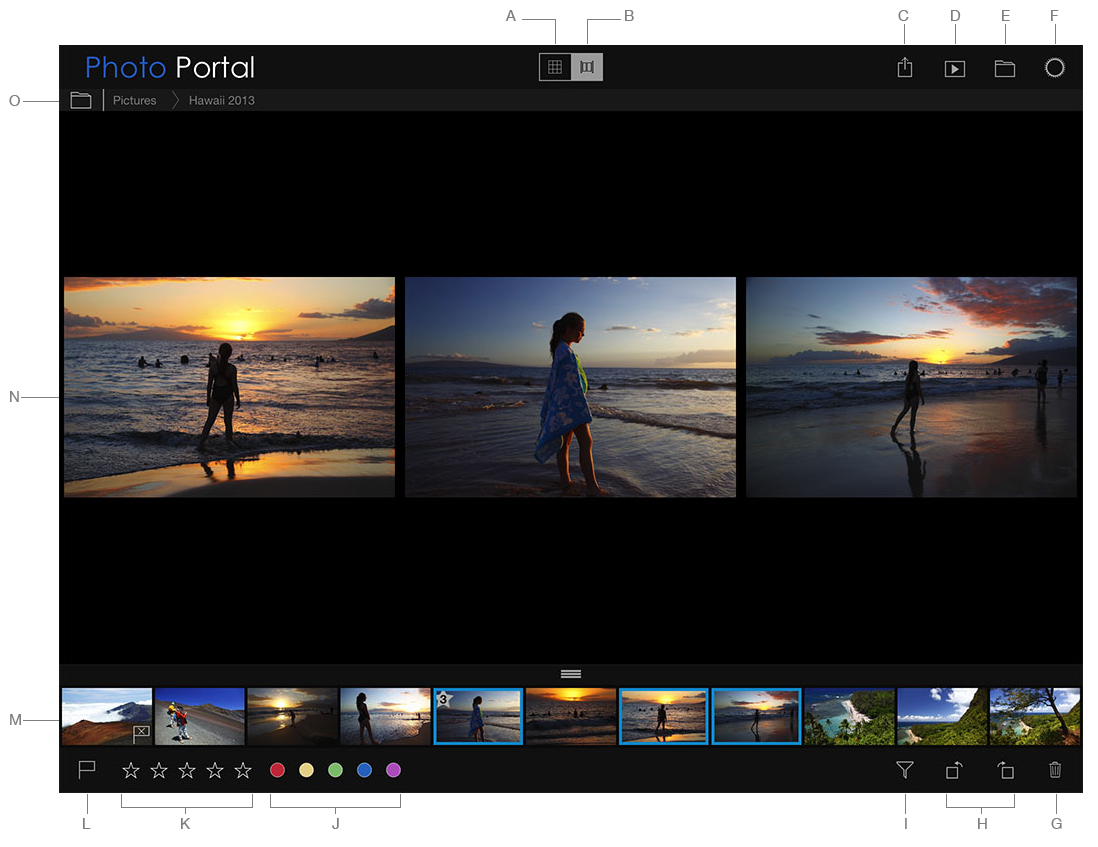 Photo Portal UI