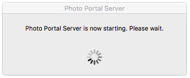 Photo Portal Server - Launch Progression